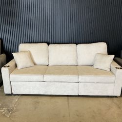 Smart Sleeper Sofa – Lounge by Day, Bed by Night 🌙/ Free Local Delivery❗️