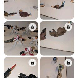 Large Lot Star Wars Galactic Heroes Hasbro 45+ Figures + Added Figures See Photo