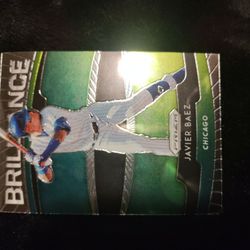 Javier Baez "Brilliance " Card