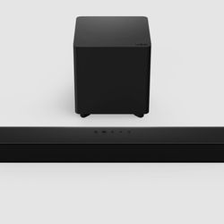 VIZIO V-Series 2.1 Compact Home Theater Sound Bar with DTS Virtual:X, Bluetooth, Wireless Subwoofer, Voice Assistant Compatible, Includes Remote Contr