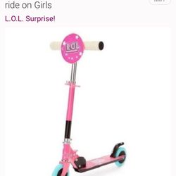 LOL Doll Surprise Kick Scooter Pink Ride On Girls 