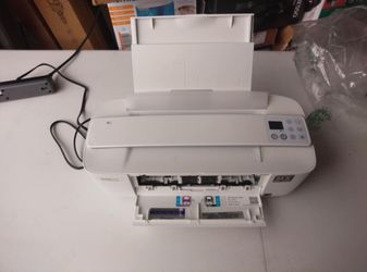 HP DeskJet 3755 Compact All-in-One Wireless Printer, HP Instant Ink, Works with Alexa - Stone Accent (J9V91A)