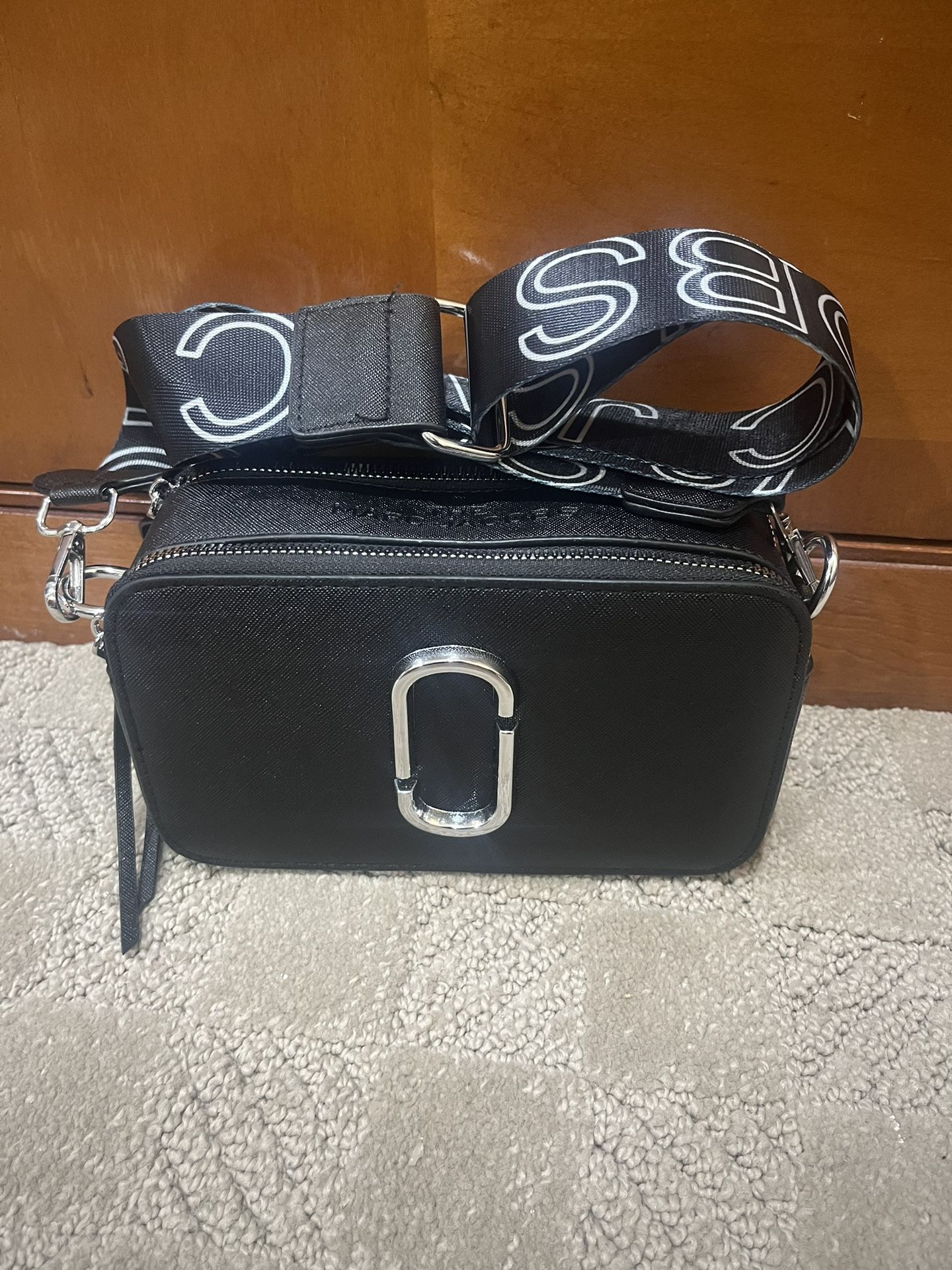 Marc Jacobs black snapshot bag new