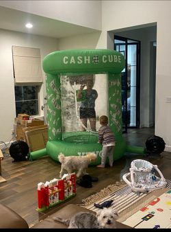 NEW inflatable cash cube!