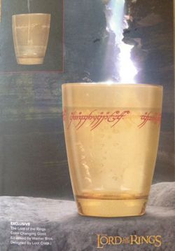 9.5 oz Color Change The Lord of the Rings Glass