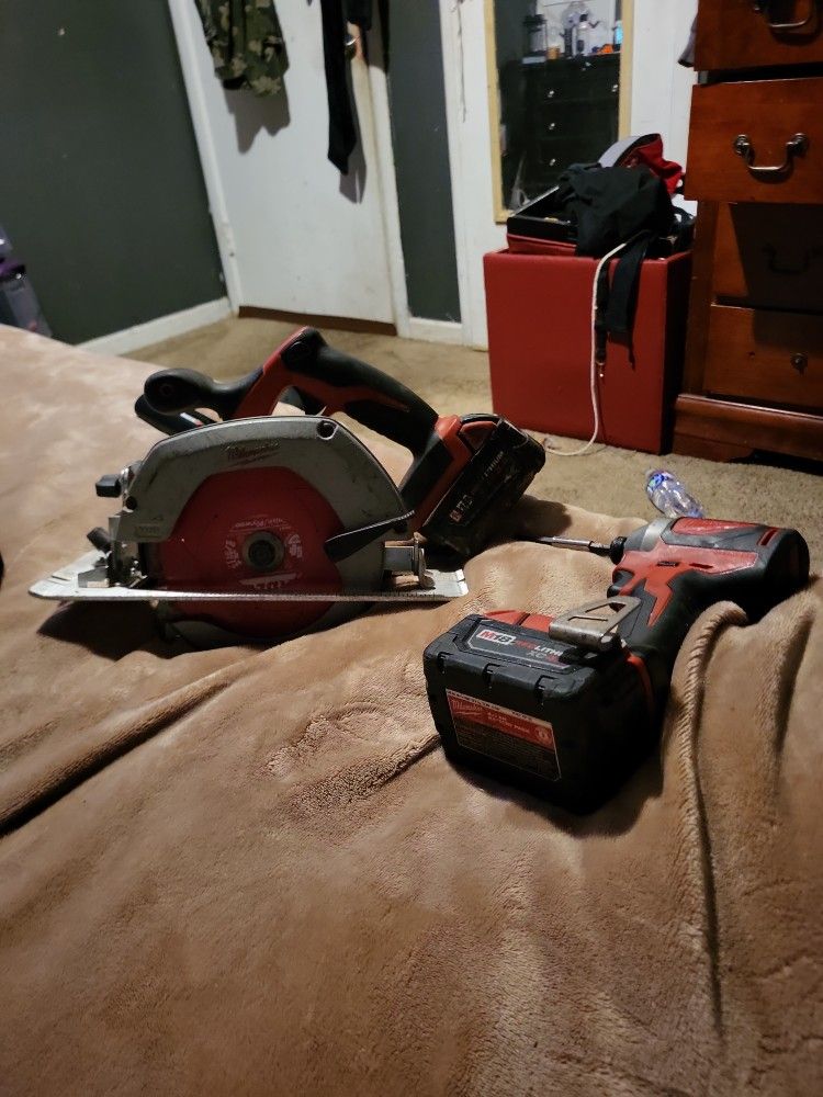 millwawkee power tools cordless
