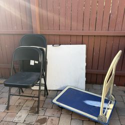 Push Cart And Chairs