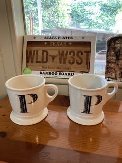 Two Mugs (with P letter)