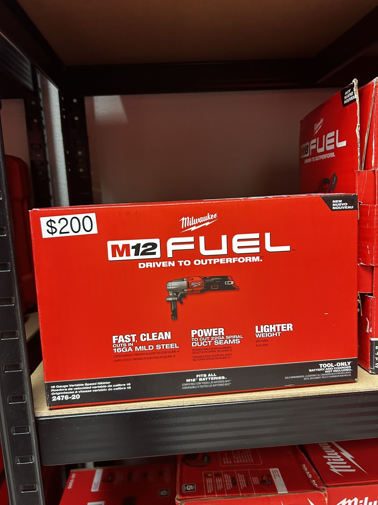 Milwaukee M12 Fuel 16 Gauge Variable Speed Nibbler