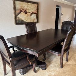 Solid Wood Dining Table 