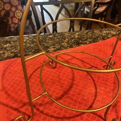 3-tier plate server or rack & napkin holder