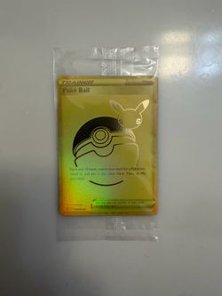Sealed Golden Pokemon PokeBall 25th Anniversary Card Edition