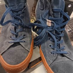 Suede Navy Blue Converse