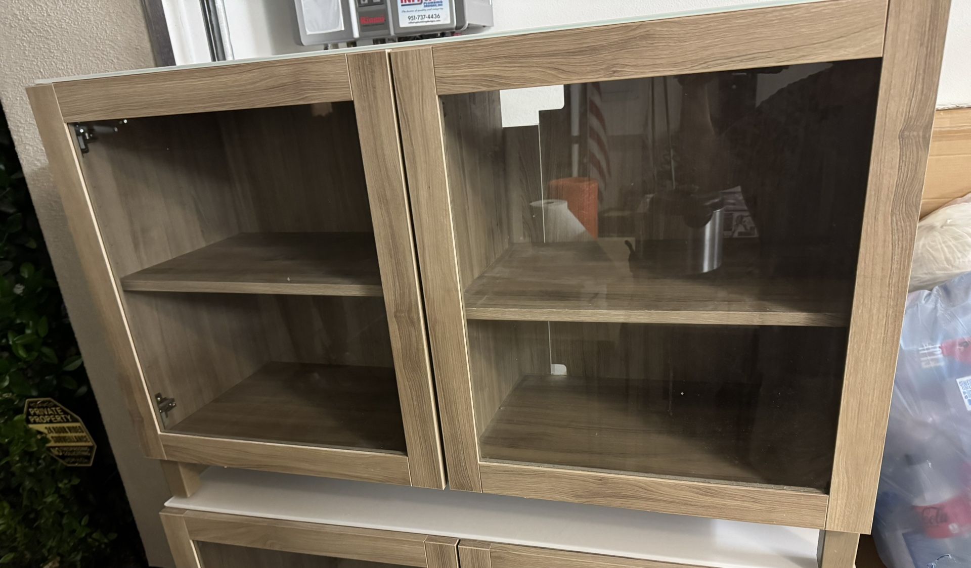 IKEA BESTA TV unit Wooden Cabinet with Shelves