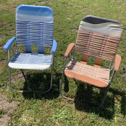 Vintage Retro Lawn Chairs 