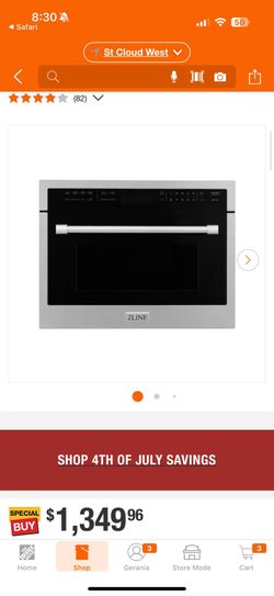 Zline Microwave Oven 24 Inches 