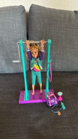 Gymnastics Barbie, Unicorn and Chelsea and pony