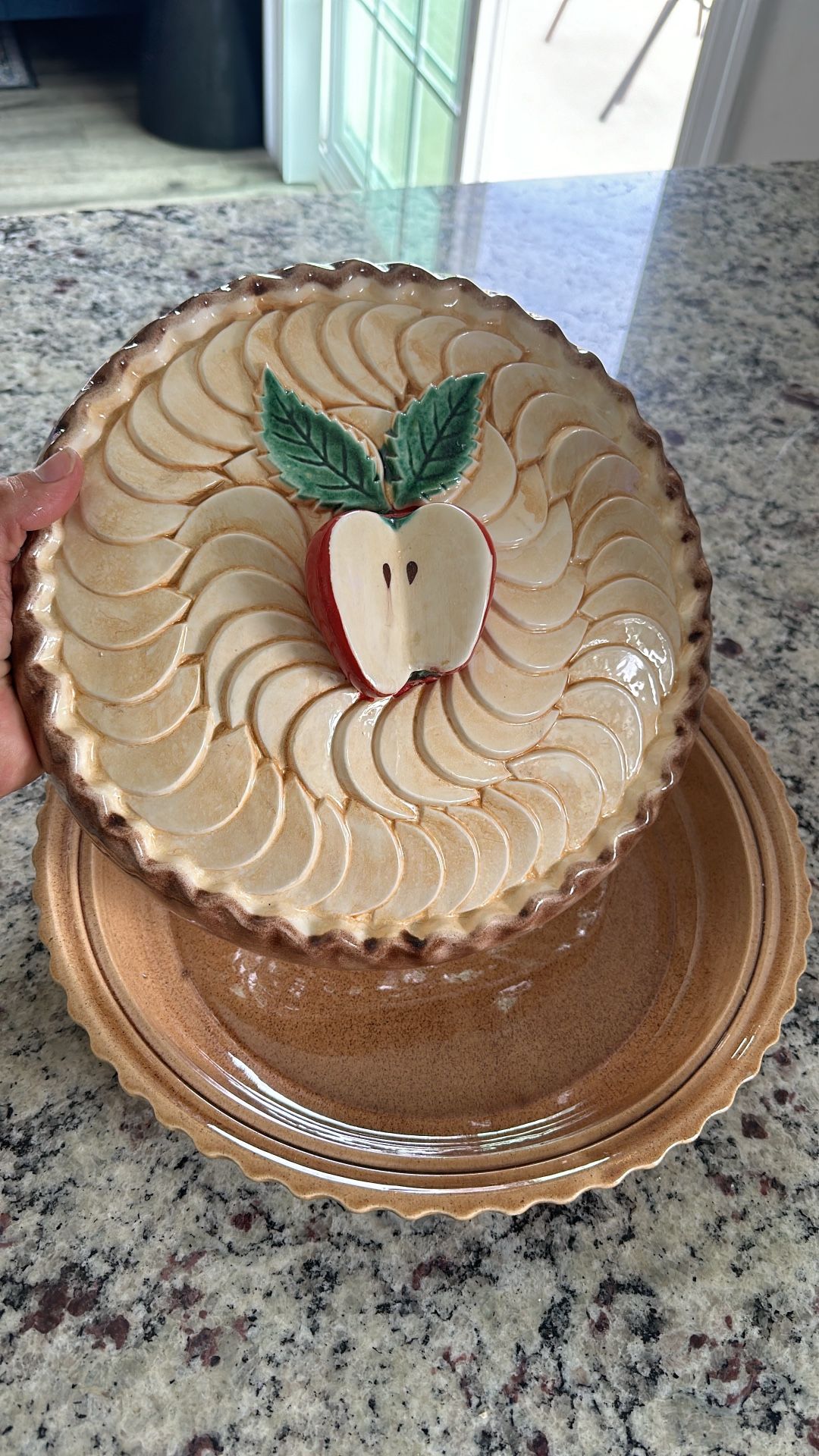 Vintage Apple Pie Dish