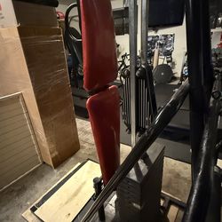 Free cable weight machine