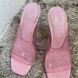 Barbie Pink Clear Heels 