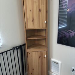Wooden Corner Cabinet