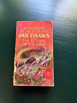 J.R.R. Tolkien Return of the King 1965 Ballantine U7042 1st Printing Paperback