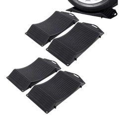 Moving sale!Tire Saver Ramps for Flat Spot and Flat Tire Prevention, Car Wheel Chocks Car Tire Ramps with Anti-Slip Interlocking Pads for Long-Term