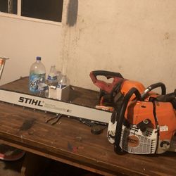 Stihl MS661C Magnum Starts Right Up New Bar And Chain 36 Inch 850 Or Obo Over $2500 New