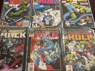 The Incredible Hulk Vintage Marvel Comic Book Lot – 8+ Issues