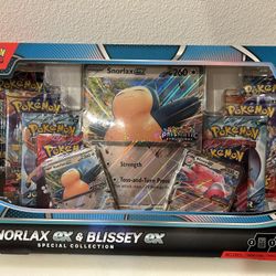 Snorlax ex and Blissey ex Special Collection New Sealed
