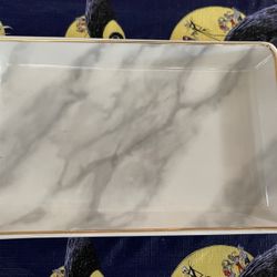 Small Jewelry Tray Ceramic 5x8 Inches 