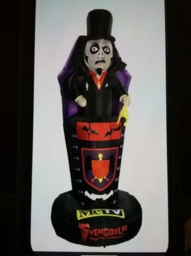 Rare And Sold Out Svengoolie Coffin Lawn Inflatable 