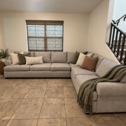 Large Living Spaces L-Shaped   Sectional Sofa