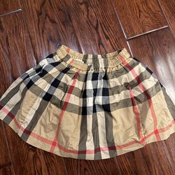 Burberry Kids Vintage Check Skirt 2Y 92cm Authentic Boutique Purchase