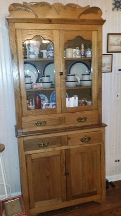Antique Dinner Cabinet made in the United States in the 1930's