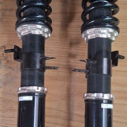 BC Racing BR Series coilovers for a Nissan vehicle