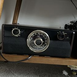Victrola turntable + radio (like new, seldom used)