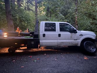 🚛 2002 Ford Flatbed 4 door Extended cab Truck – 7.3L Diesel!