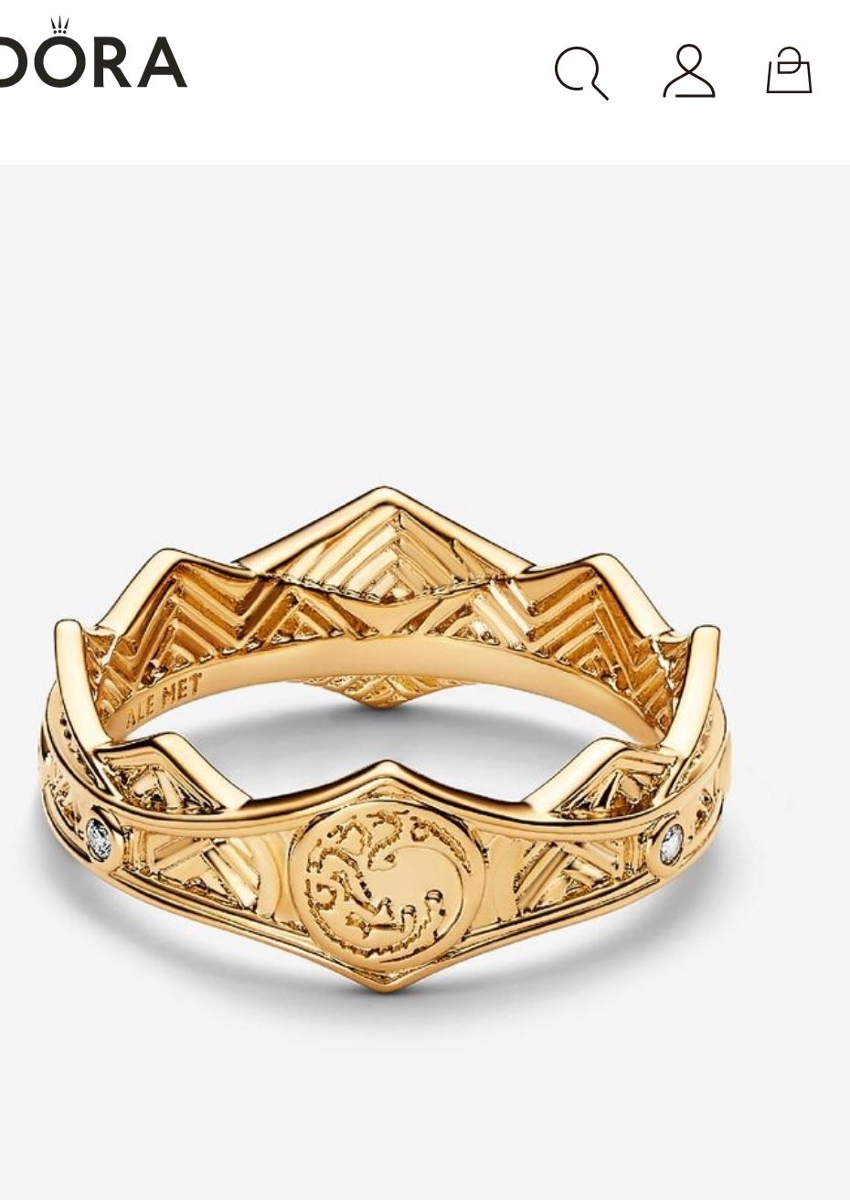 Pandora Game Of Thrones Ring Set