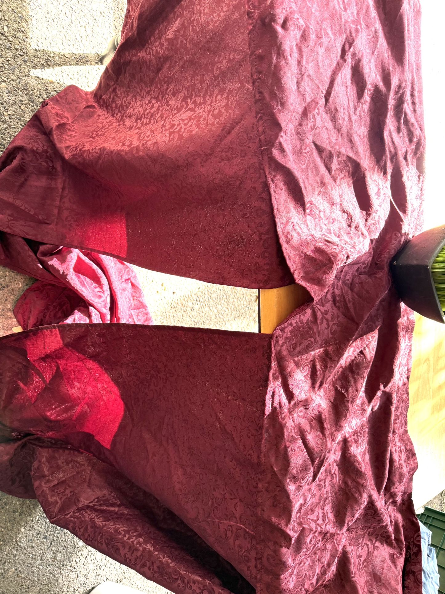 Red 2 Panel Curtains