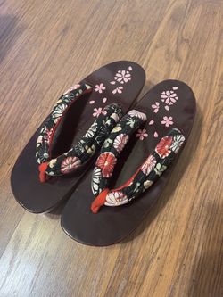 Japanese Geta Shoes Size 7