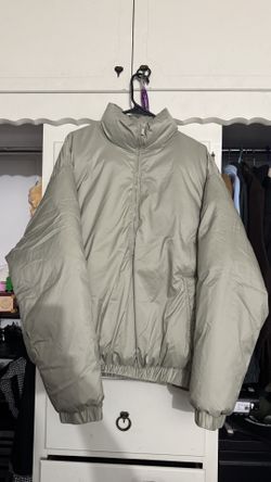 Fear of God Essentials Half-Zip Puffer 'Seafoam'