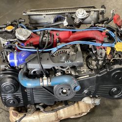 Jdm Used Subaru Wrx Sti V7 Spec C Engin Ej207 Turbo Motor , Wire Loom ,ecu