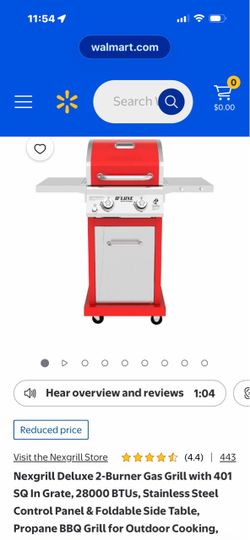 Nexgrill Deluxe 2-Burner Propane Gas Grill