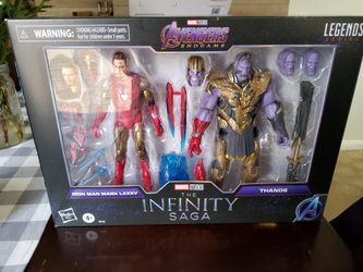 Hasbro Legends Series 2 Pack Iron Man Mark 85 VS Thanos