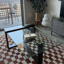 Mid-century Modern Glass Coffee Table