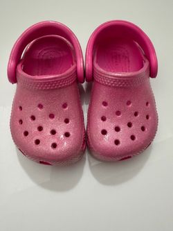 Pink toddler Crocs