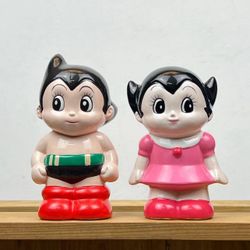 Vintage Astro Boy & Uran ceramic coin banks
