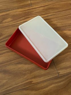 Tupperware Rectangular Storage Container with Lid