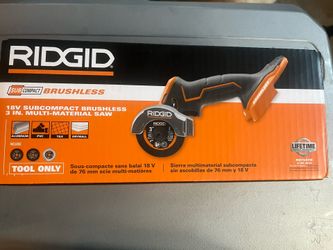 Ridgid Subcompact Brushless 3in 1 Multi Material Saw (tool Only)